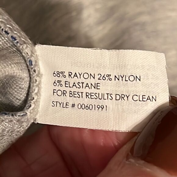 ‎Club Monaco Blues/Grey Short Sleeve Top Size XS - Picture 11 of 11